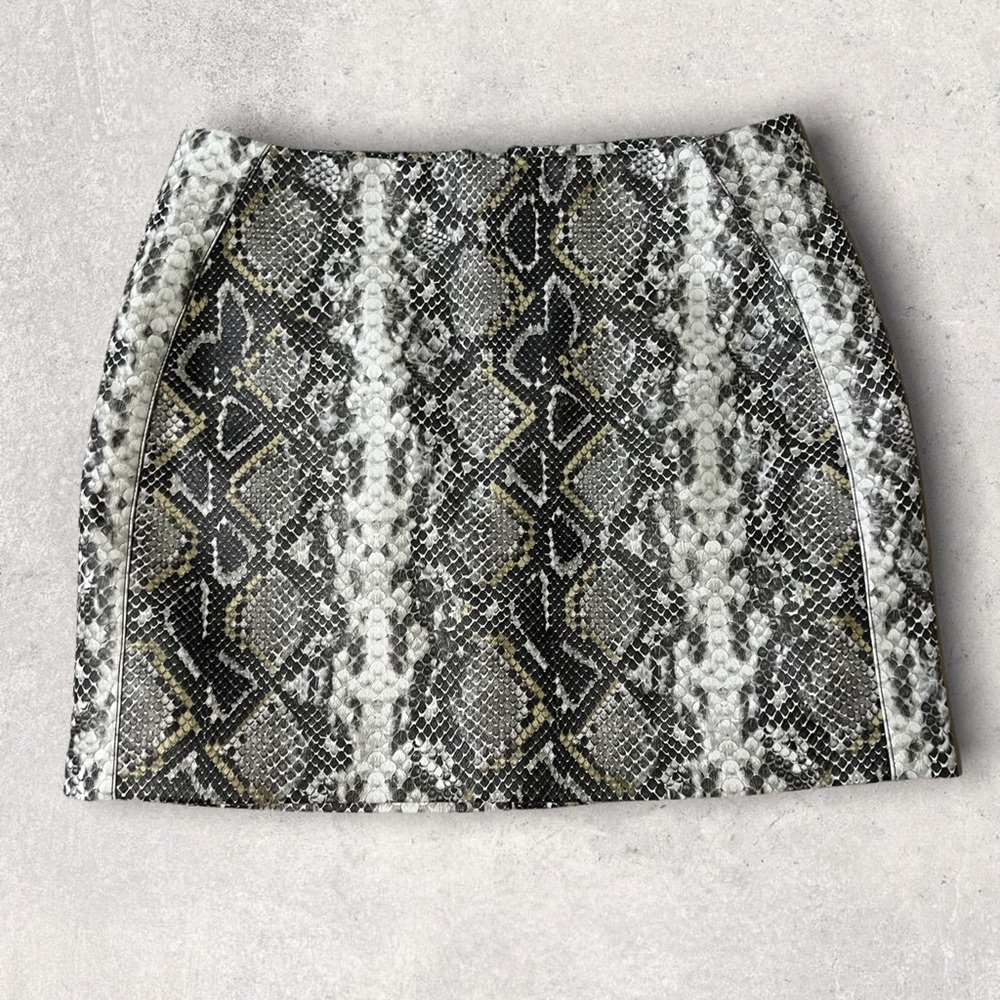 Aqua Skin Print Skirt